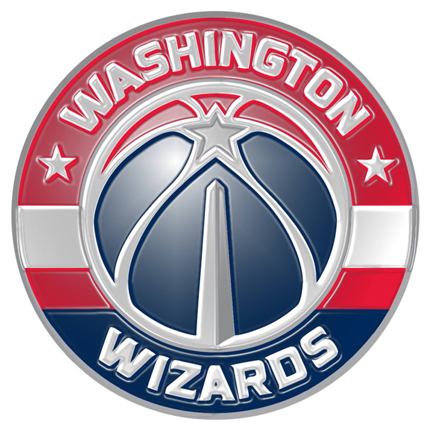 Washington Wizards Plastic Effect Logo vinyl decal